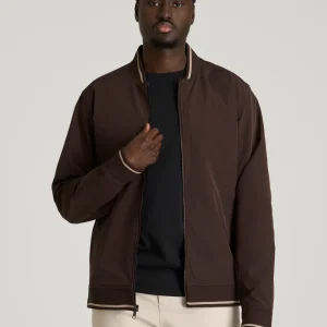 A.T. Bomber Jacket for Tall Men in Espresso