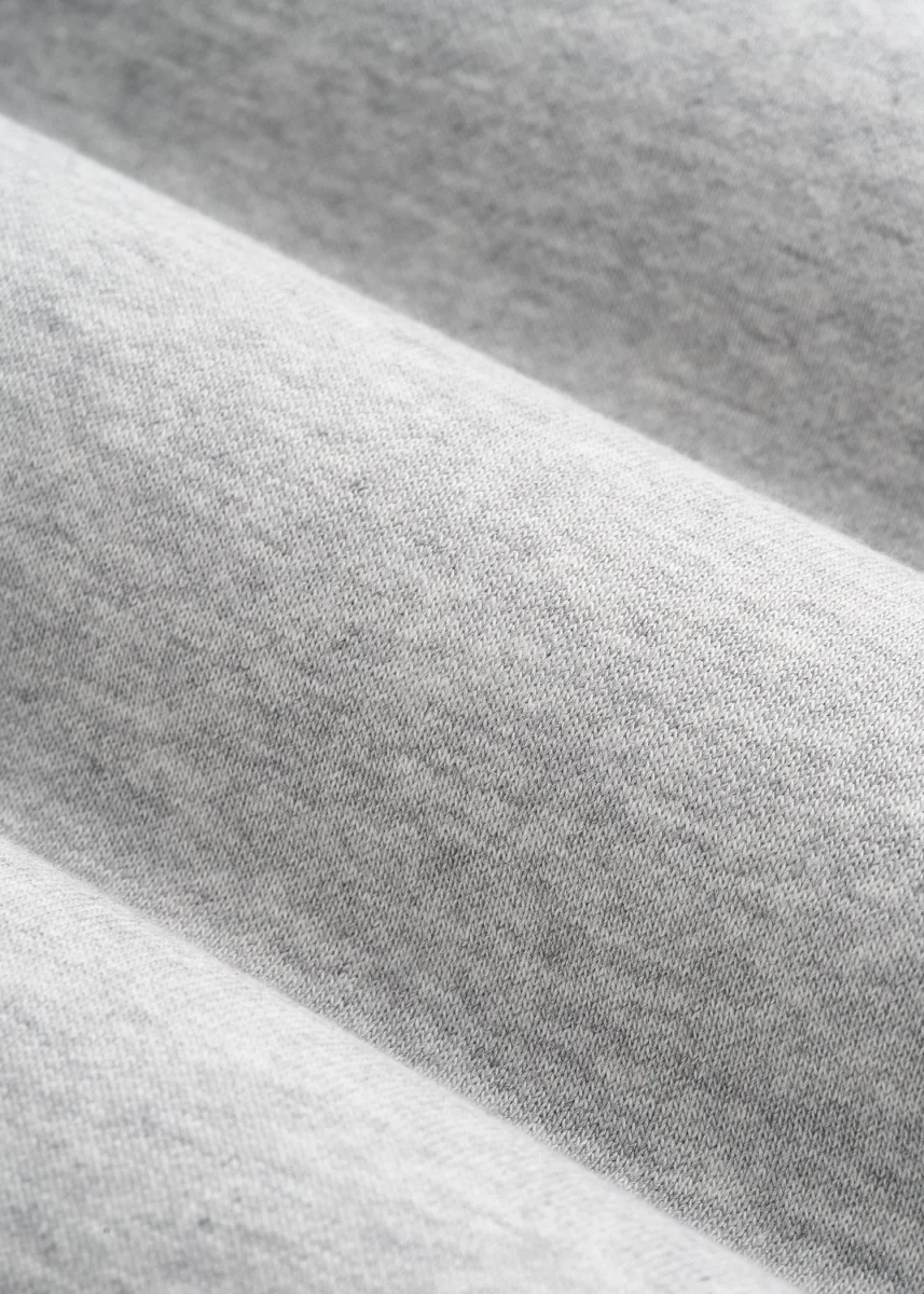 Wearever Fleece Cropped Zip-Up Hoodie for Tall Women in Grey Mix - Image 8