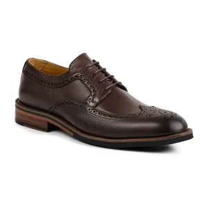Flavio Men's Leather Laceup Brogue