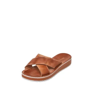 Soft Leather Women's Flat Sandals for Summer S48 Finola