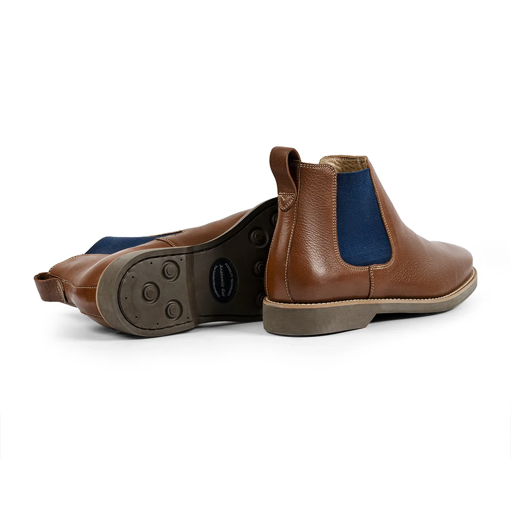 Cardoso Mens Leather Chelsea Boots - Image 7